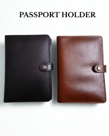 Passport Holder with button