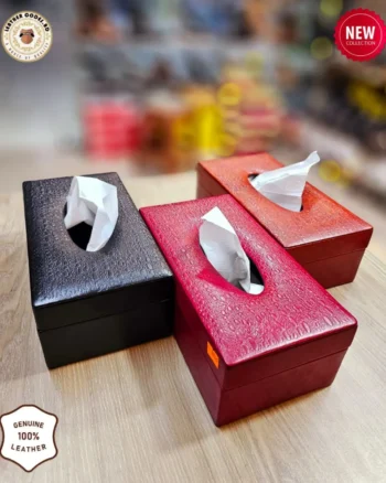 Leather Tissue Box